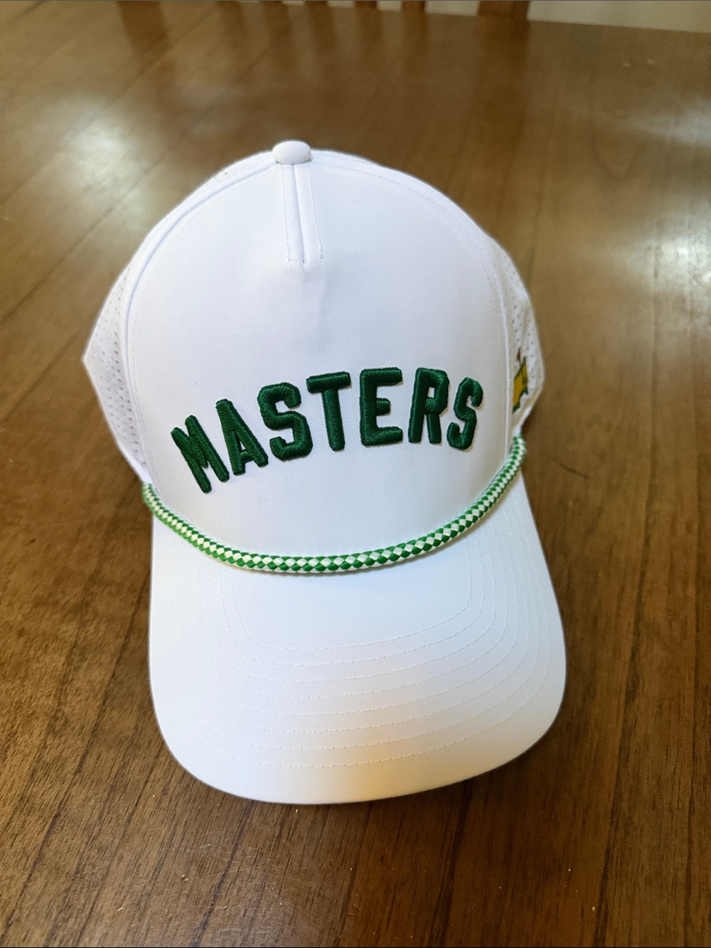 Masters Men’s White & Green Rope Baseball Cap